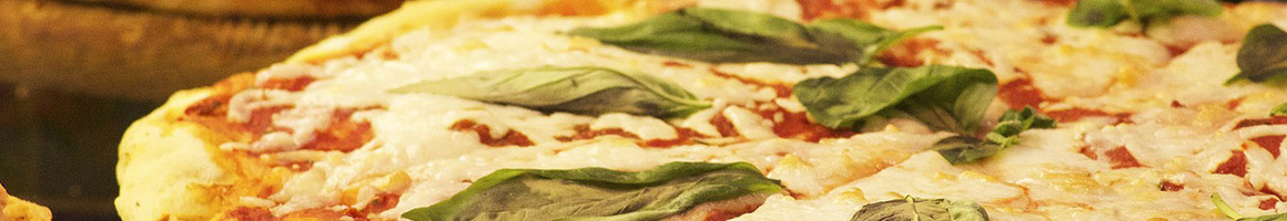 Eating Italian Pizza at Little Slice of New York restaurant in Camden, NJ.
